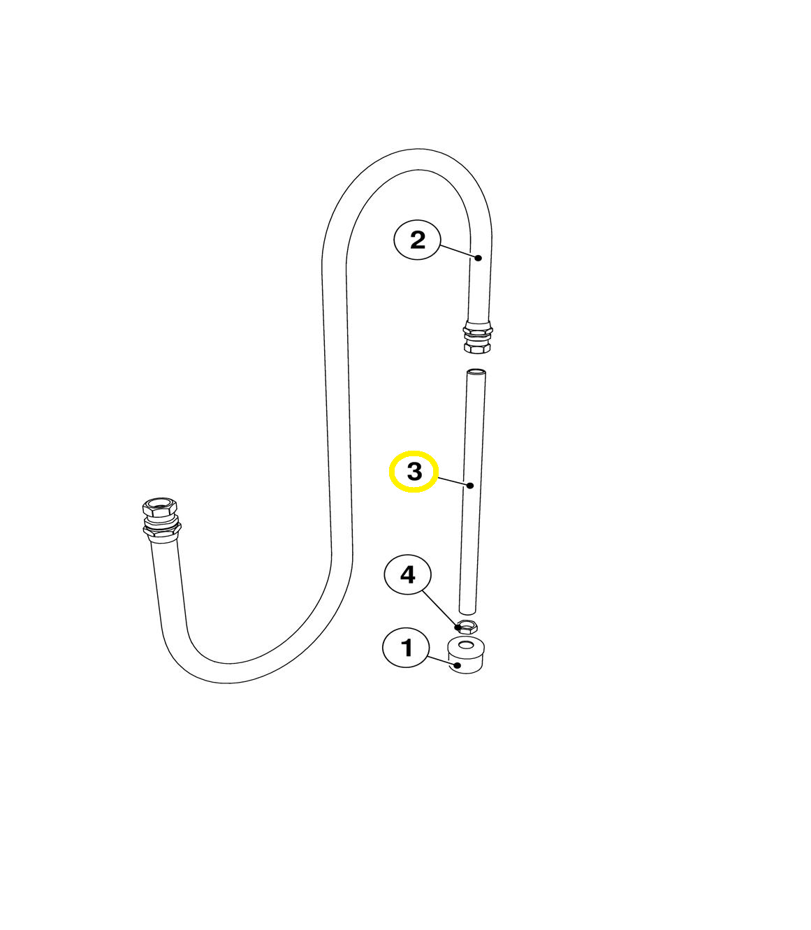 Всасывающая трубка 1/2" (рис.3)