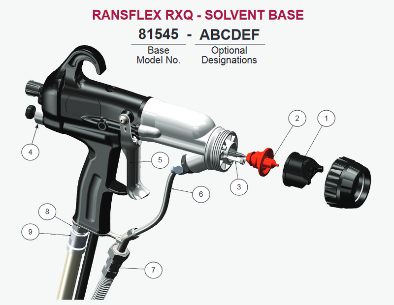 Воздушная голова Ransburg RansFlex 81565 RFXQ — артикул 79962-00