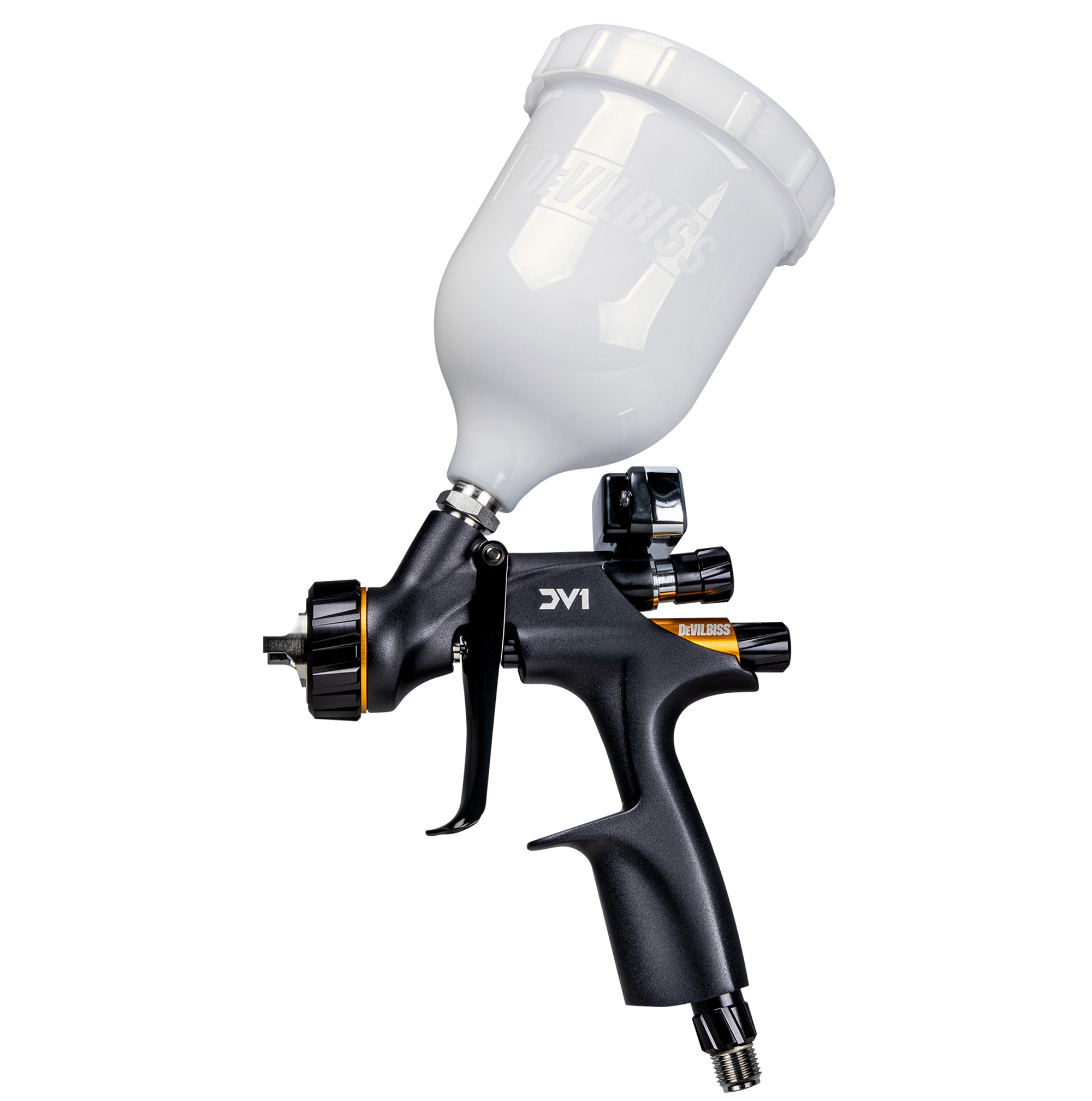 Краскопульты DeVilbiss DV1 Clearcoat Hvlp Gravity Spray Gun