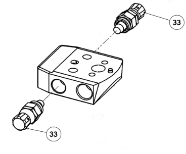 Регулирующий клапан (№33) для краскопультов Binks AG363 Air Assisted