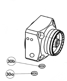 Уплотнительное кольцо (№30 а) для краскопультов Binks AG363 Air Assisted