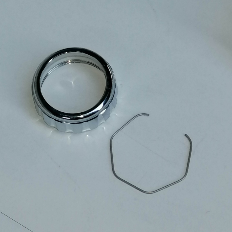 Стопорное кольцо и уплотнения воздушной крышки (№7) для краскопультов DeVilbiss Advance HD Pressure feed Spray