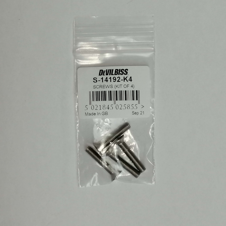 Винт Torx (комплект из 4 шт) (№13) для краскопультов DeVilbiss Automatic Spray Guns AG-362