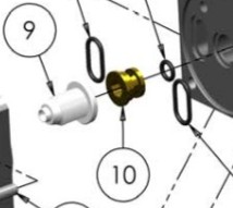 Комплект уплотнителей, 10 шт. (№16)