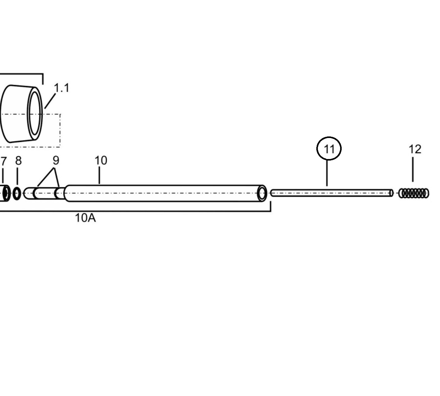 Резистор 10 mw (№11) для краскопультов Ransburg Мобильная установка NO-2-501A