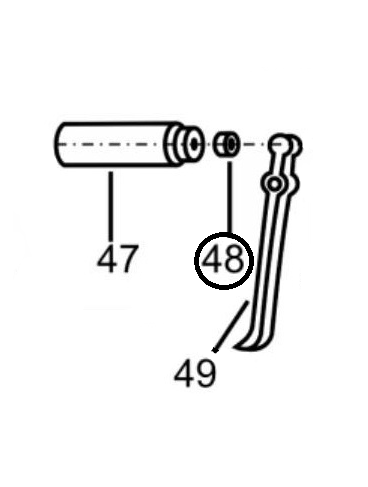 Уплотнение иглы (№48) для краскопультов Ransburg Мобильная установка NO-2-501A