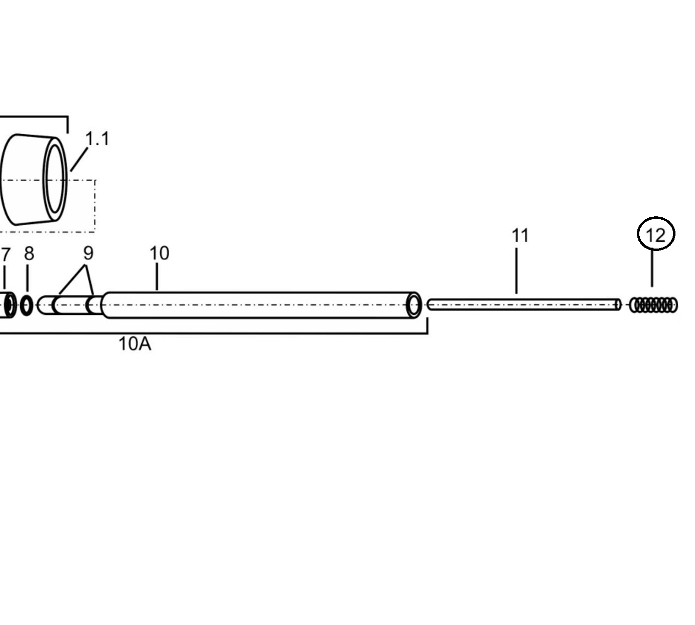 Пружина (№12) для краскопультов Ransburg Мобильная установка NO-2-601A
