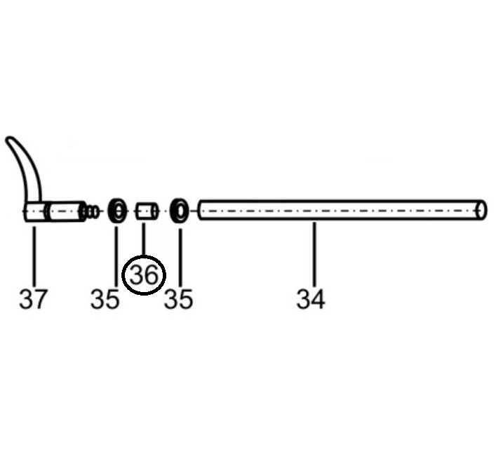 Резисторное кольцо (№36) для краскопультов Ransburg Мобильная установка NO-2-601A