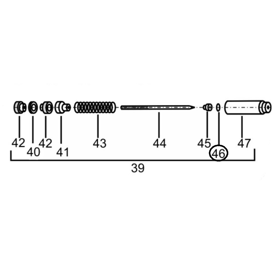 Защитная шайба (№46) для краскопультов Ransburg Мобильная установка NO-2-701A