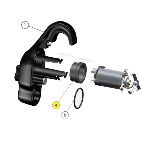 Блок монтажный (№21d) для краскопультов Ransburg RansFlex RX 80885