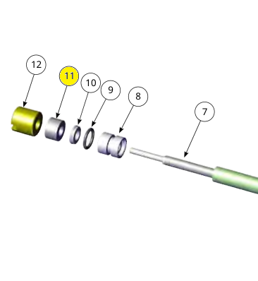 Держатель, заднее уплотнение (№5l) для краскопультов Ransburg RansFlex RX 80885