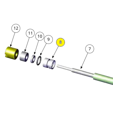 Контейнер, заднее уплотнение (№5н) артикул - 73347-00 для RansFlex RX 80885
