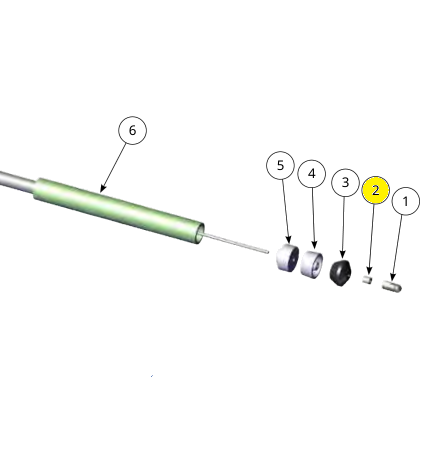 Контргайка (№5в) для краскопультов Ransburg RansFlex RX 80885