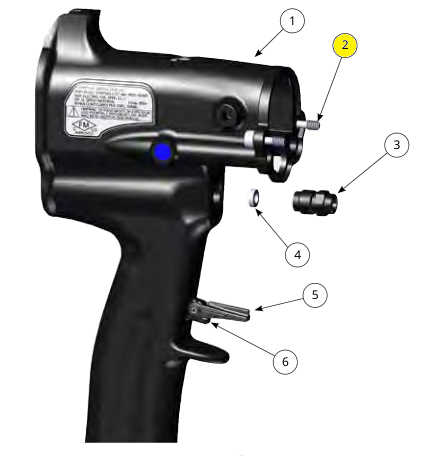Винт с шестигранным углублением под ключ m4 x 0,7 (№21b) для краскопультов Ransburg RansFlex RX 80885