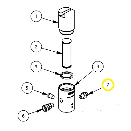Выходной фитинг 1/4 npt-npsm (рис.7)