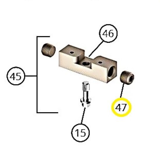 Заглушка для трубы, 1/4” npt ss (рис.47)