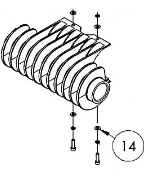 Плоская шайба m4 (рис.14)